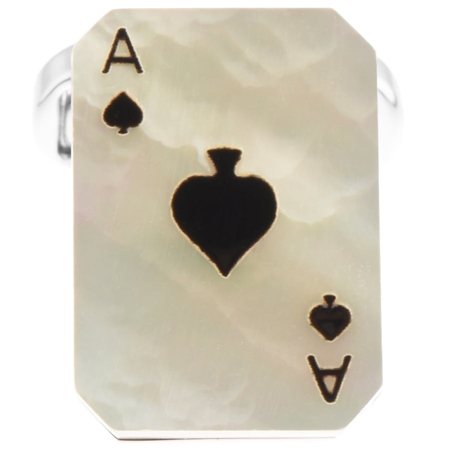 Alternative Image for ProductPS By Paul Smith Aces Cufflinks Set Silver3